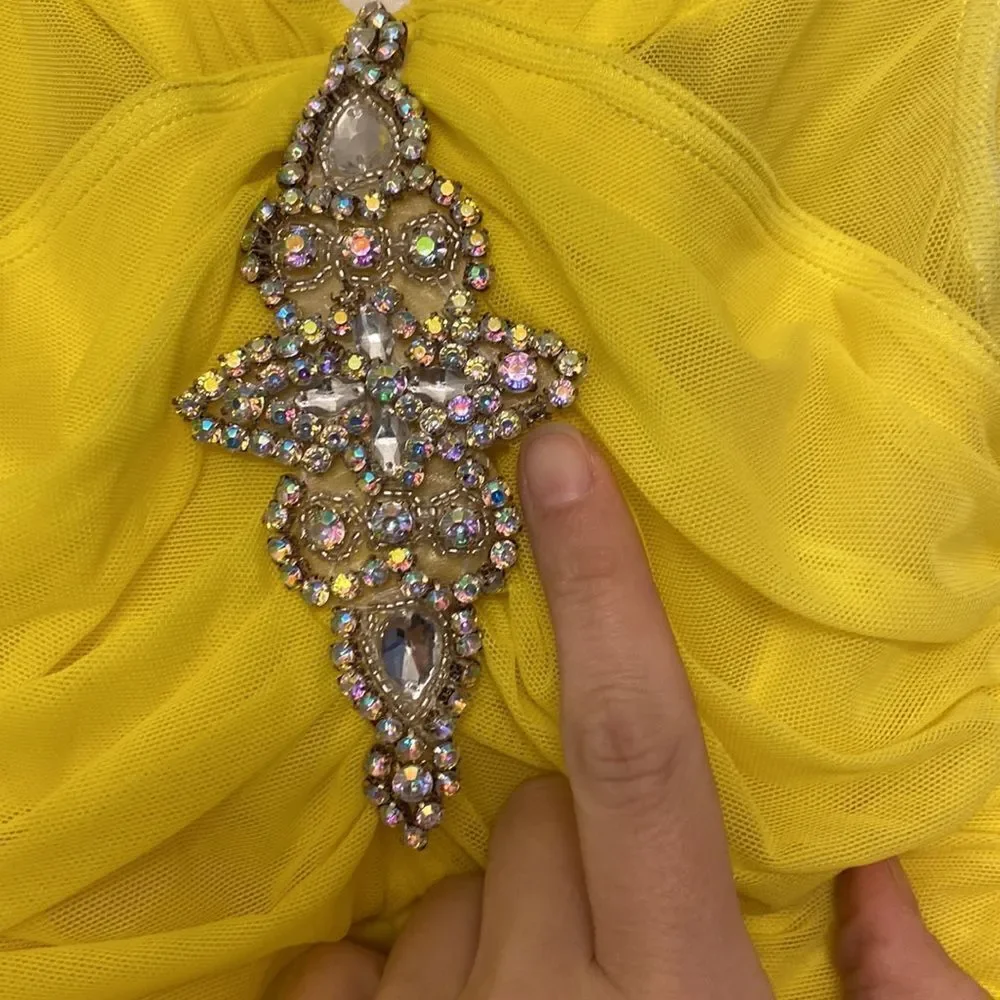 Weissman dance costume yellow